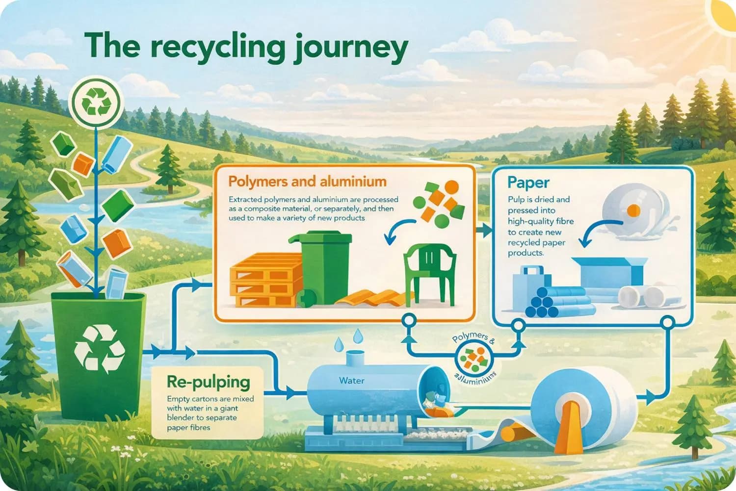 Pick Carton Save Nature